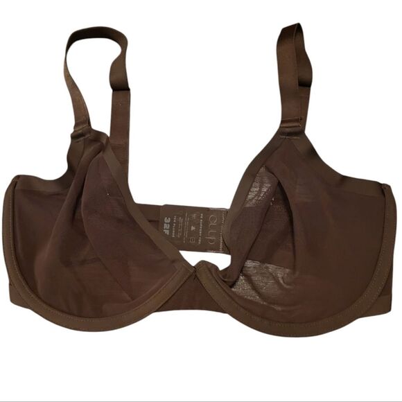CUUP The Plunge Mesh Bra Espresso, Various Sizes NEW W/O TAG - Picture 3 of 6